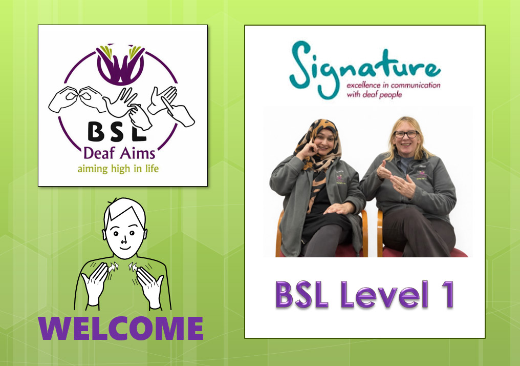 Welcome to BSL Deaf Aims
